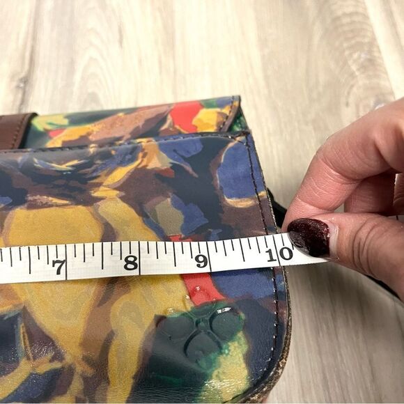 Patricia Nash Purse Women’s Champaign Winter Bloom Floral Leather Crossbody NWT - Picture 14 of 16